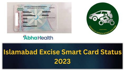 islamabad excise smart card status|islamabad excise vehicle verification.